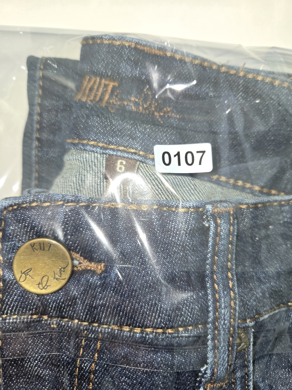 Kut from the Kloth Dark Indigo Denim Jeans Boot Cut Jeans Womens Size 6 - Picture 11 of 12